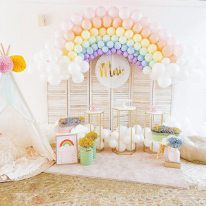 Balloon Arch & Backdrop